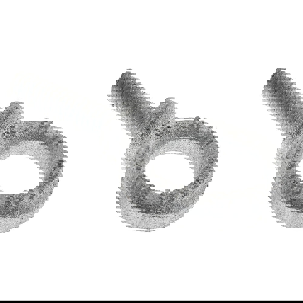 Fixed Lifting Eye Bolt: With Shoulder, 500 lb Capacity, 1/4-20 Thread, Grade C-1035 Forged Steel